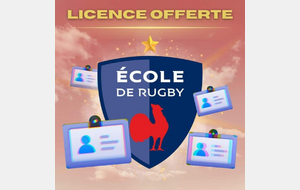 Opération licence gratuite à l'école de Rugby