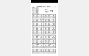 Calendrier seniors saison 2022 - 2023