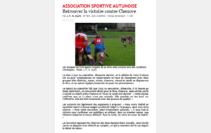 Article le Journal de Saône et Loire 9 février 2013