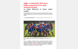 Article le Journal de Saône et Loire 31 mars 2012
