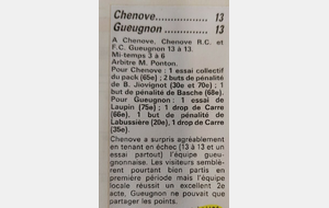 Article Journal de Saône et Loire 13 novembre 1983