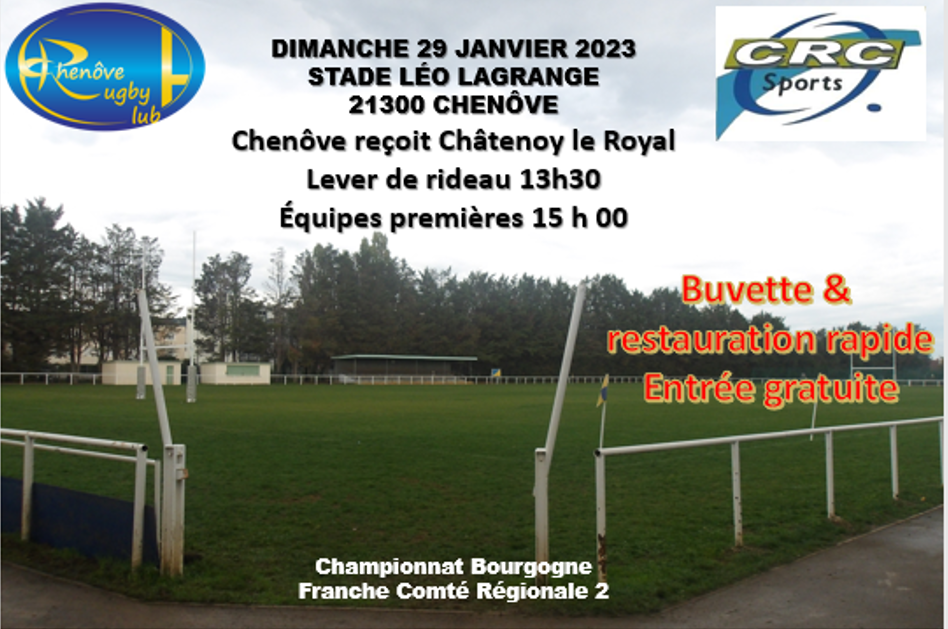 Match retour CRC B - Chatenoy RC B
